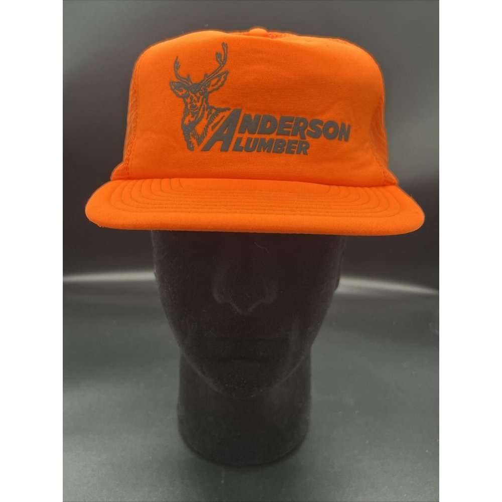 Vintage MOHR'S CASE Hat Trucker Mesh Snapback Foam Front Anderson Lumber